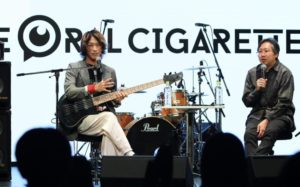 THE ORAL CIGARETTES あきらかにあきらさん来校！！